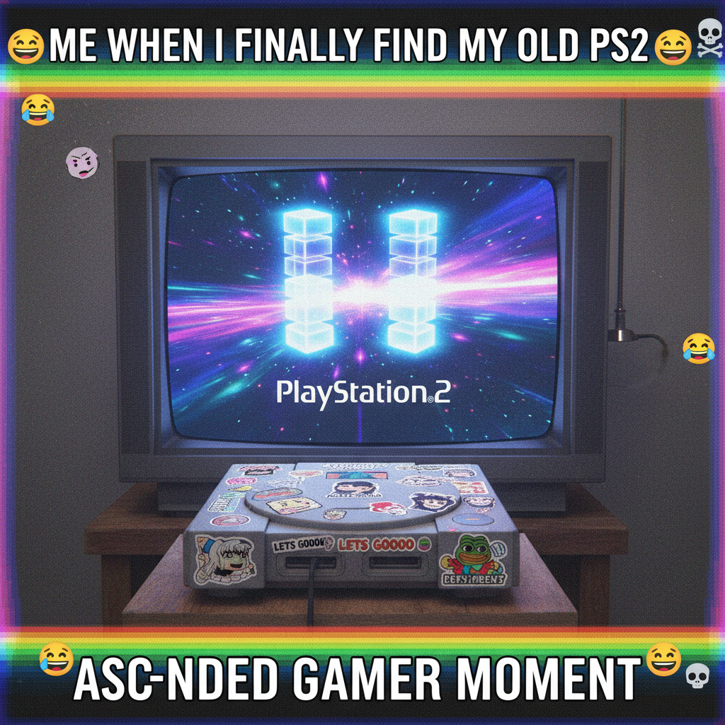 Hearing the PS2 startup sound still gives me chills. Peak childhood unlocked.