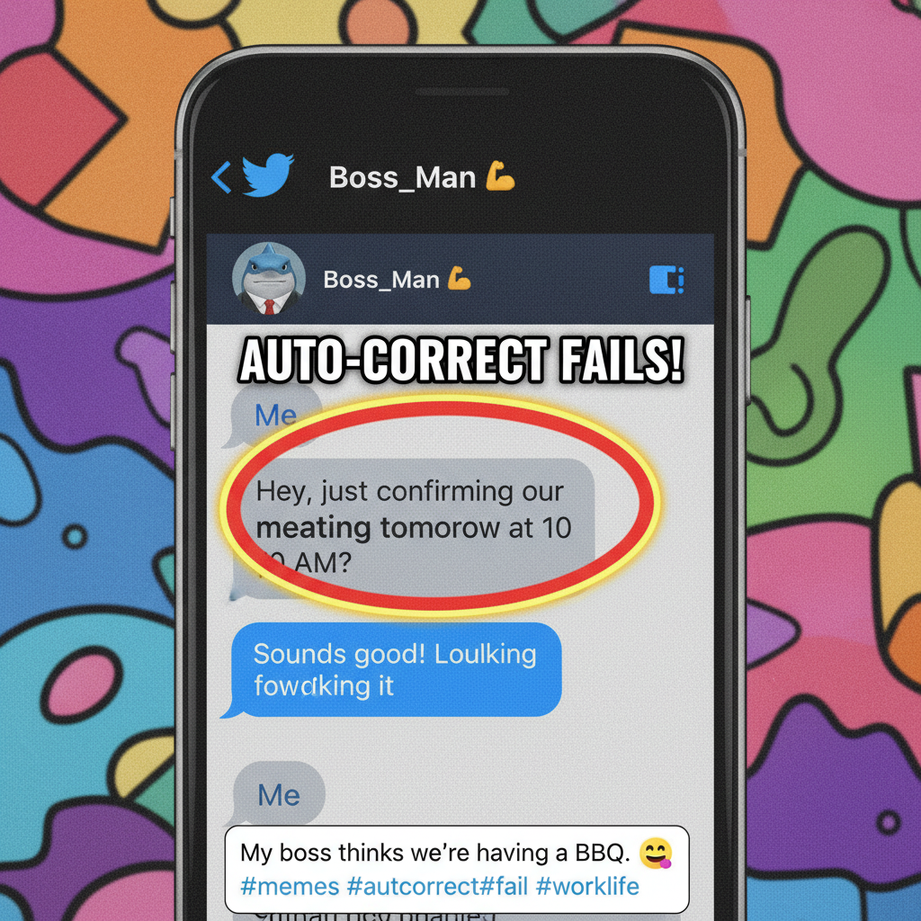 Autocorrect just changed 'meeting' to 'meating'. My boss is going to think I'm a cannibal.
