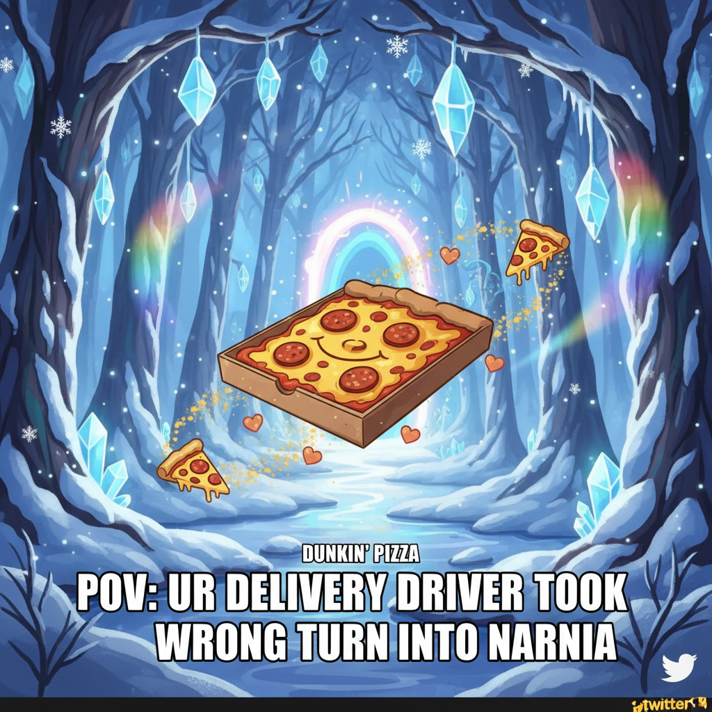 My food delivery driver just delivered my pizza to Narnia. Send help.