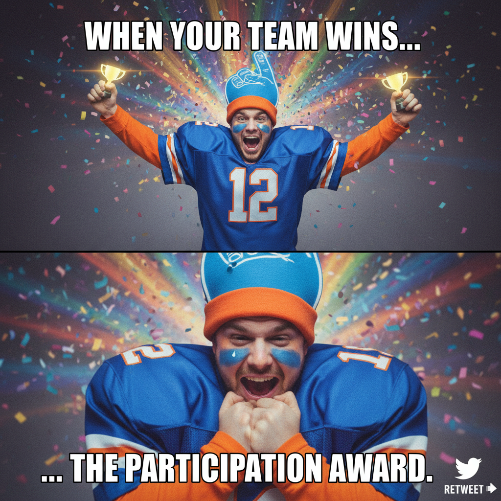 My team won. I'm already planning the parade route and renaming my firstborn after the MVP.