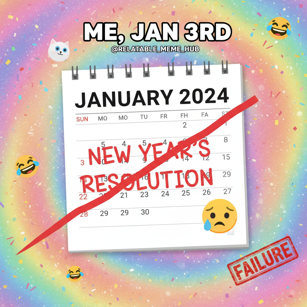 My New Year's Resolution: be better. My current status: already failed.