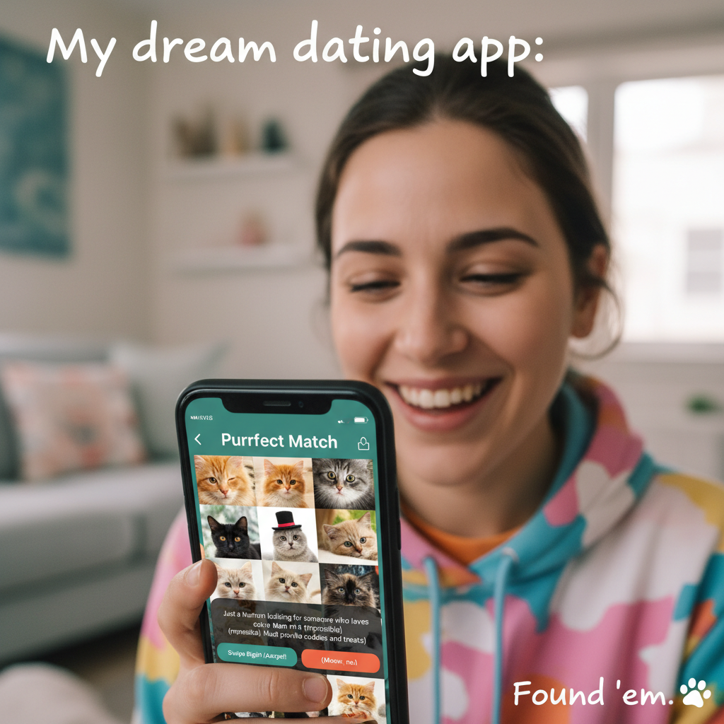 Matched with someone who only posts pics of their cat. I think I found 'the one'.