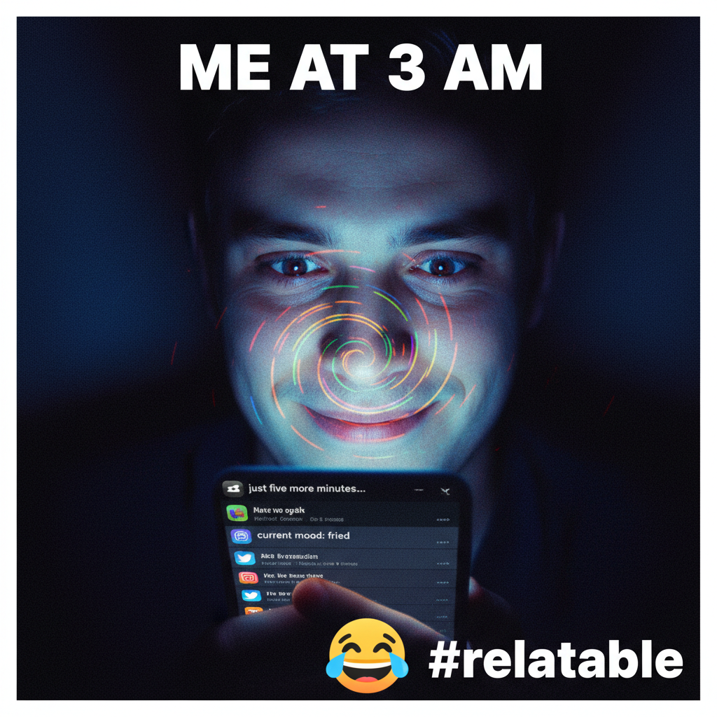 Just spent 3 hours scrolling through old tweets. My brain is now 80% memes, 20% existential dread.