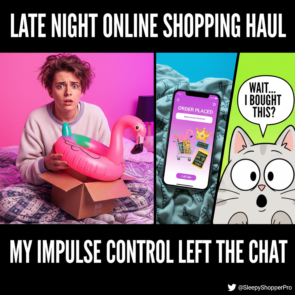 Bought something online at 3 AM. It arrived. I have no memory of this purchase.