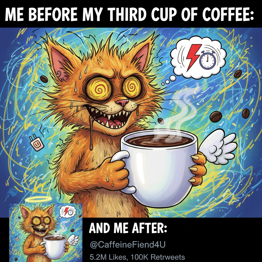 My blood type is coffee. My therapist told me to cut back. I said 'espresso yourself.'