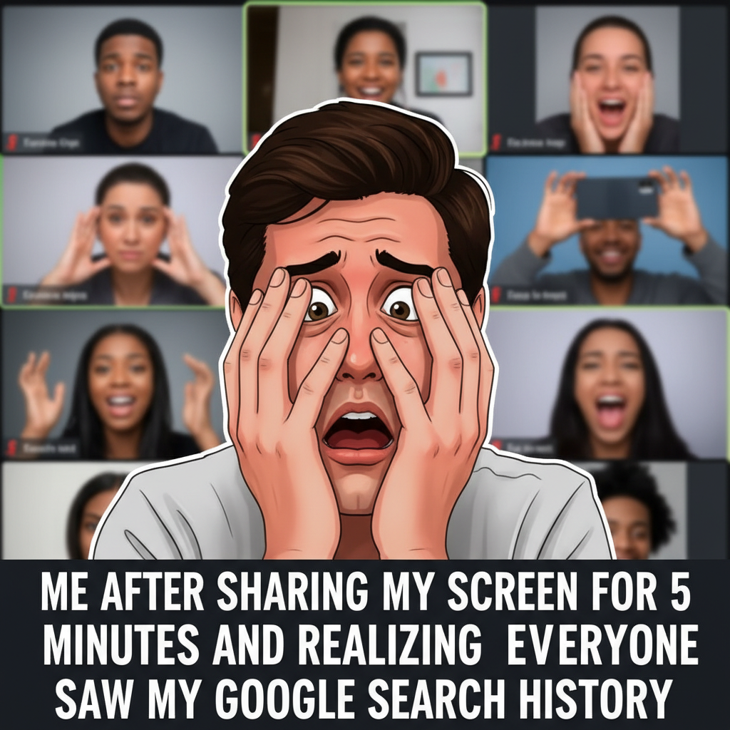 My mic was off the whole Zoom call but my camera was ON for 10 mins of me singing. Send help.