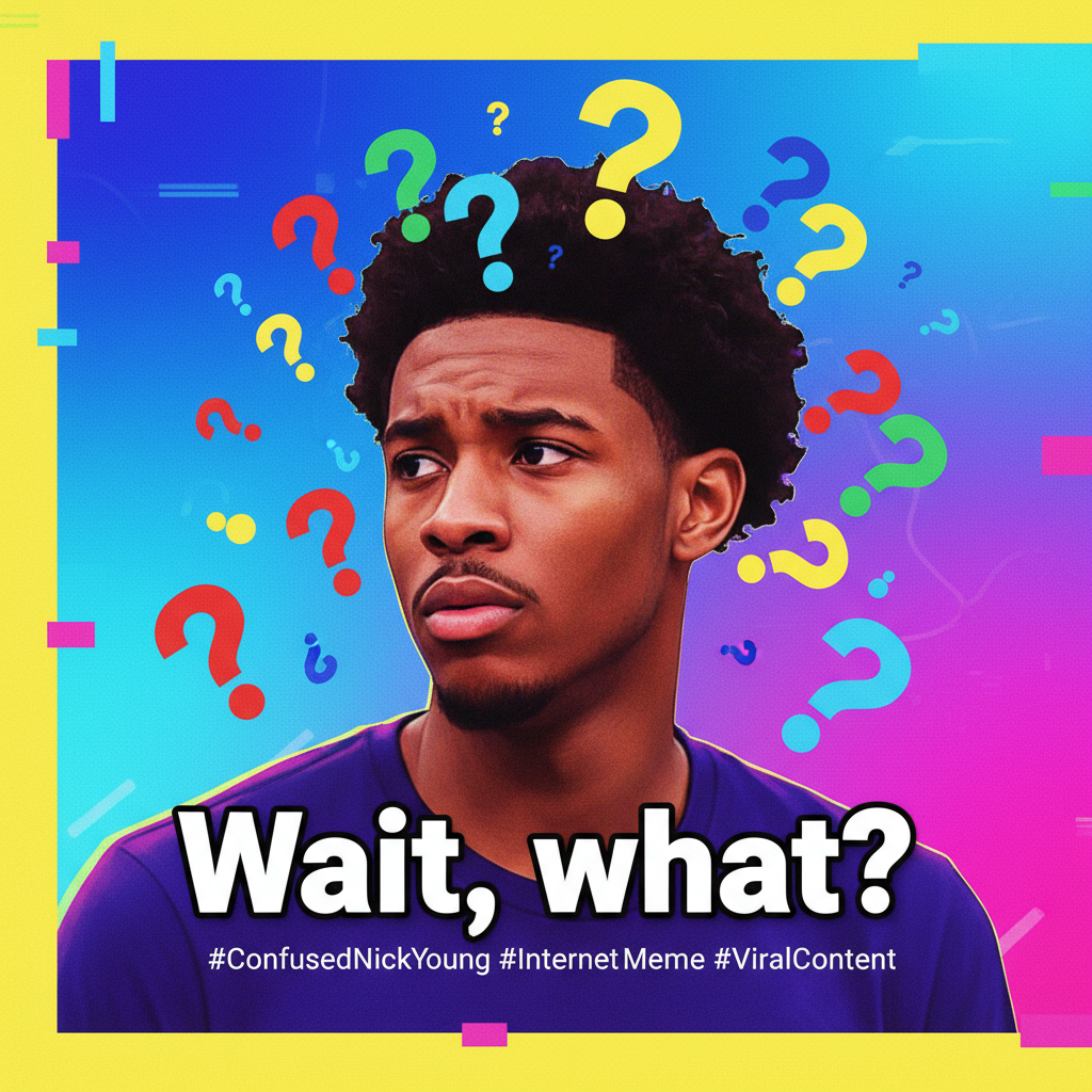 Me watching literally anything unfold online: *insert confused Nick Young meme*