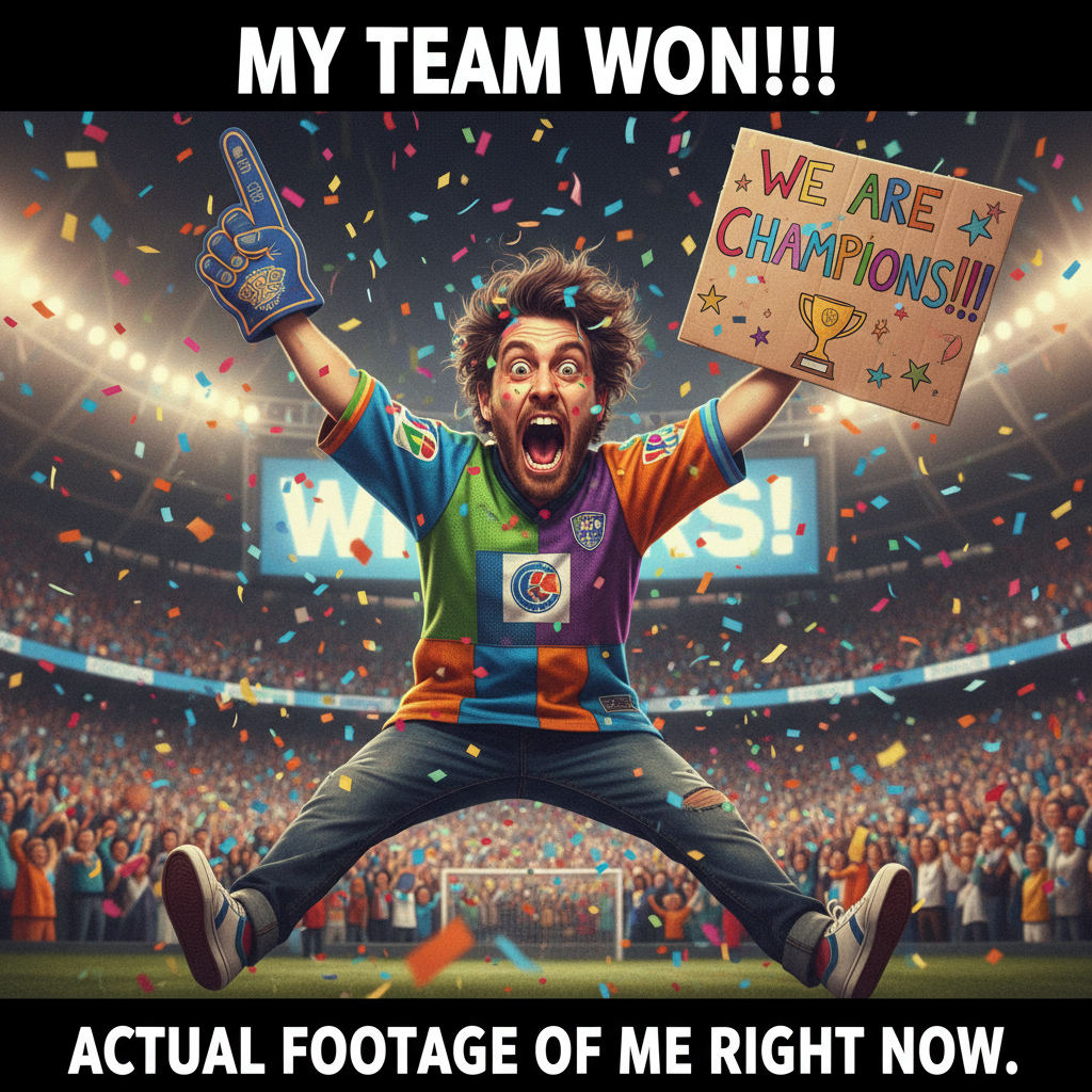 My team won by 1 point and I'm already planning the championship parade. It's week 2.