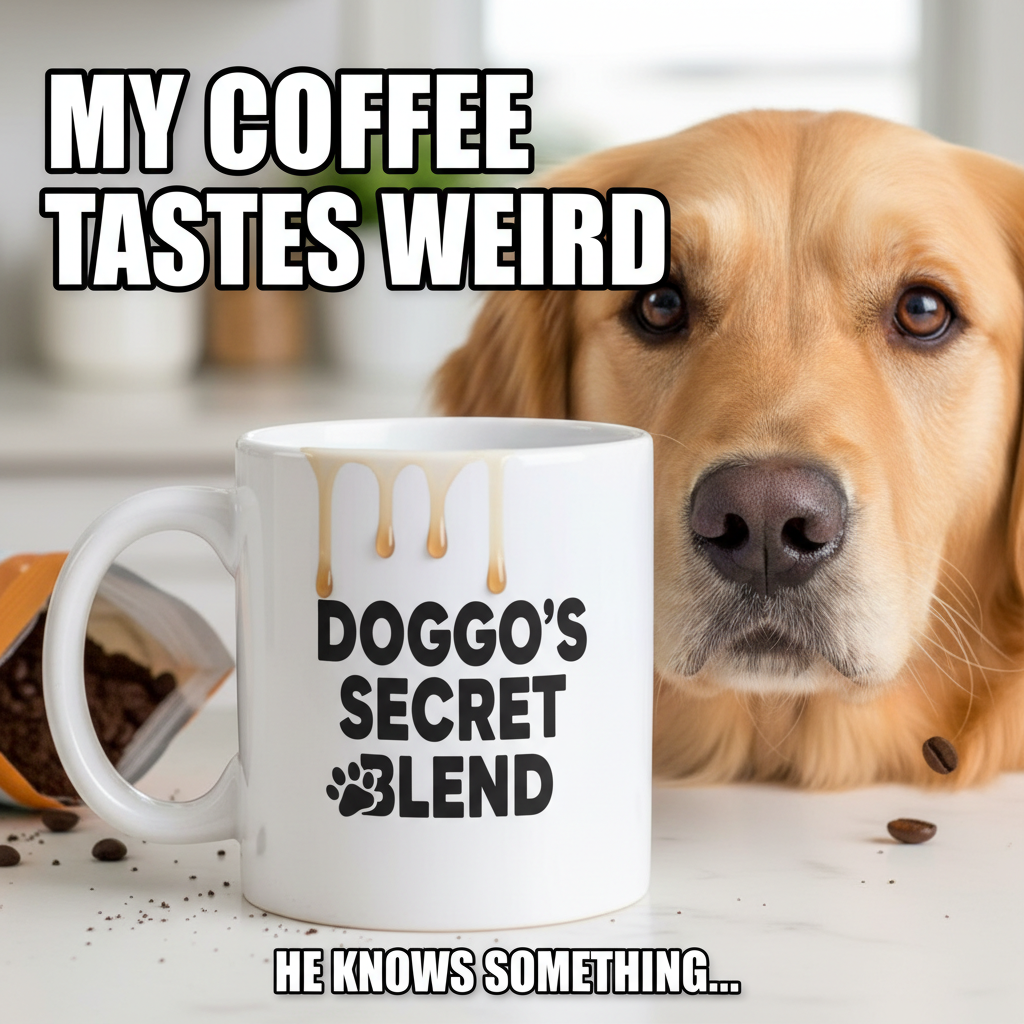 My dog just sneezed directly into my coffee. Guess I'm a dog person now.
