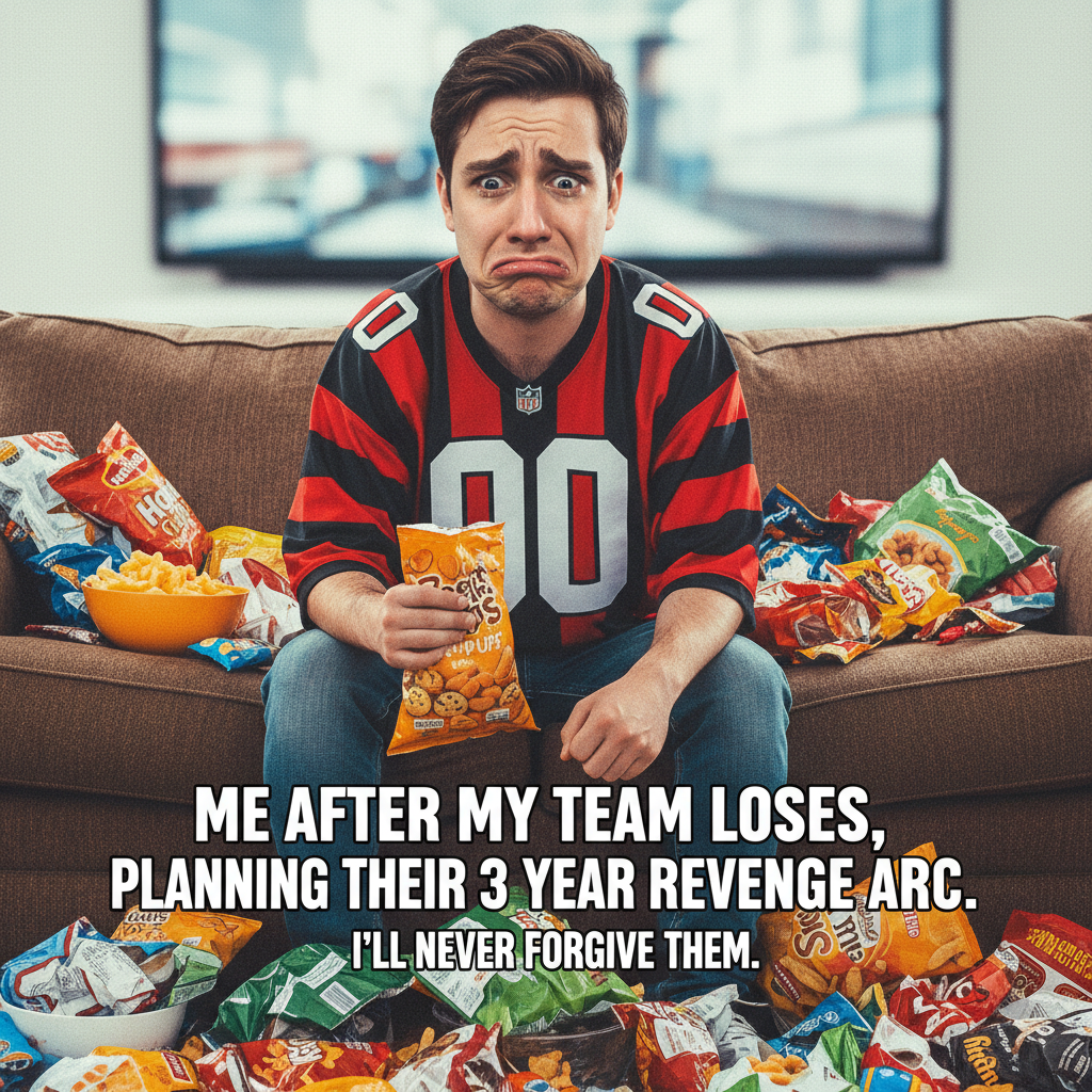 My team lost by 1 point and I'm already planning my villain origin story. #SportsTwitter