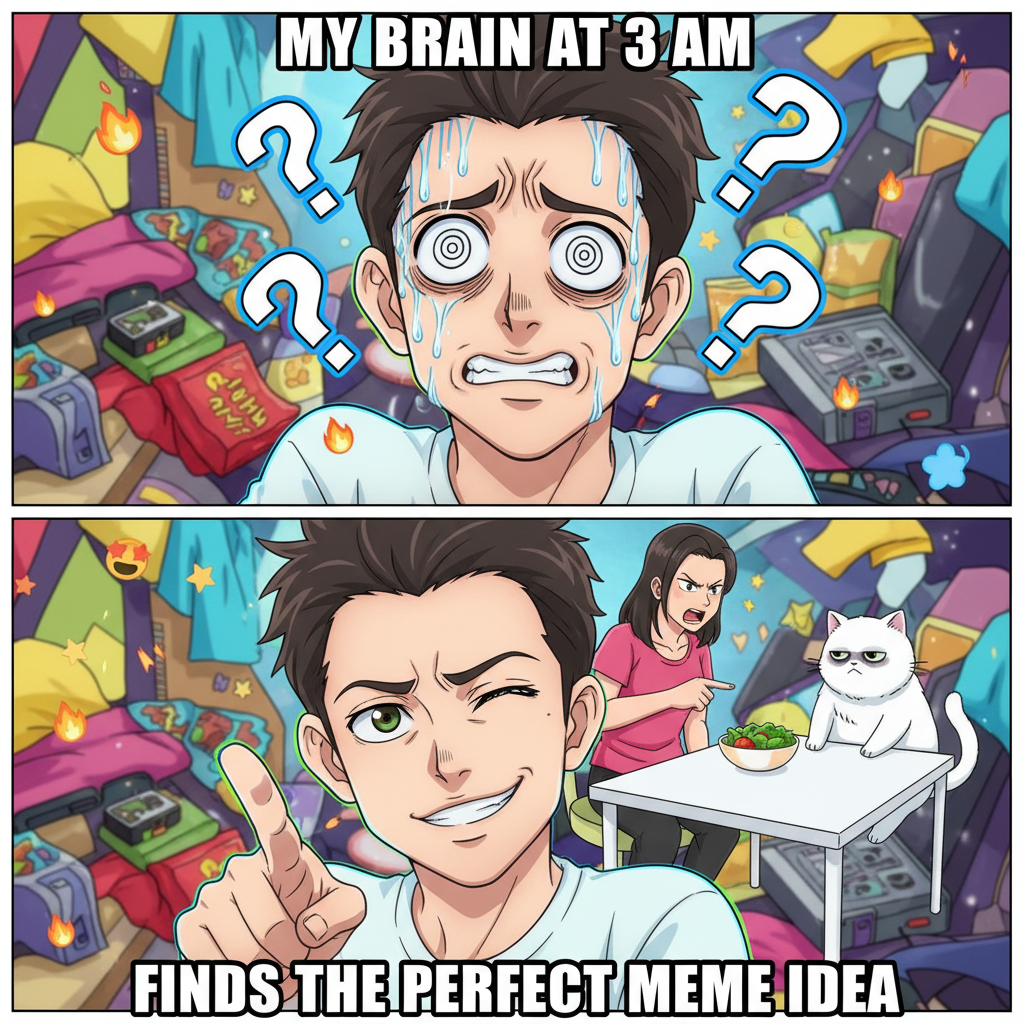 My brain trying to remember where I put my keys vs. remembering a random meme from 2018