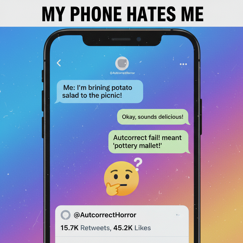 Autocorrect changed 'meeting' to 'meating'. My boss is now very confused.
