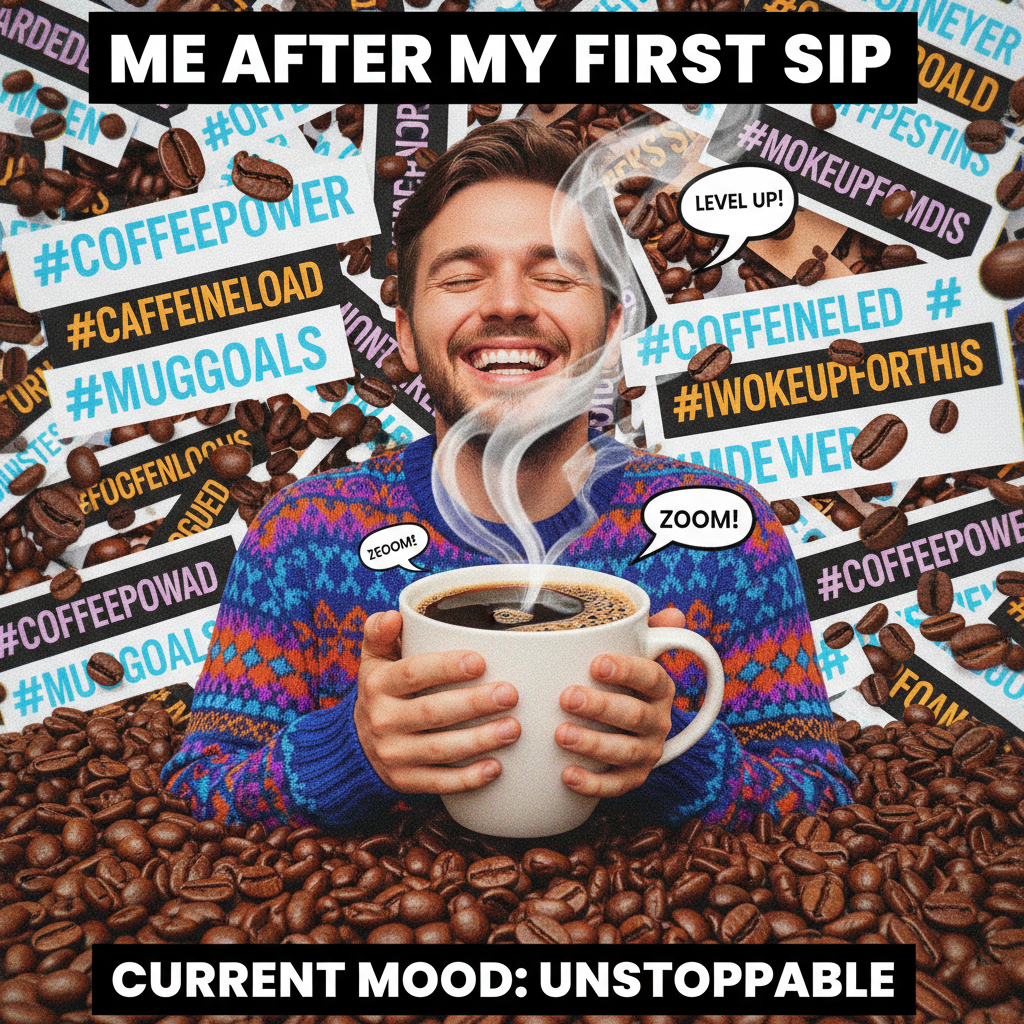 My blood type is coffee. My personality is also coffee.