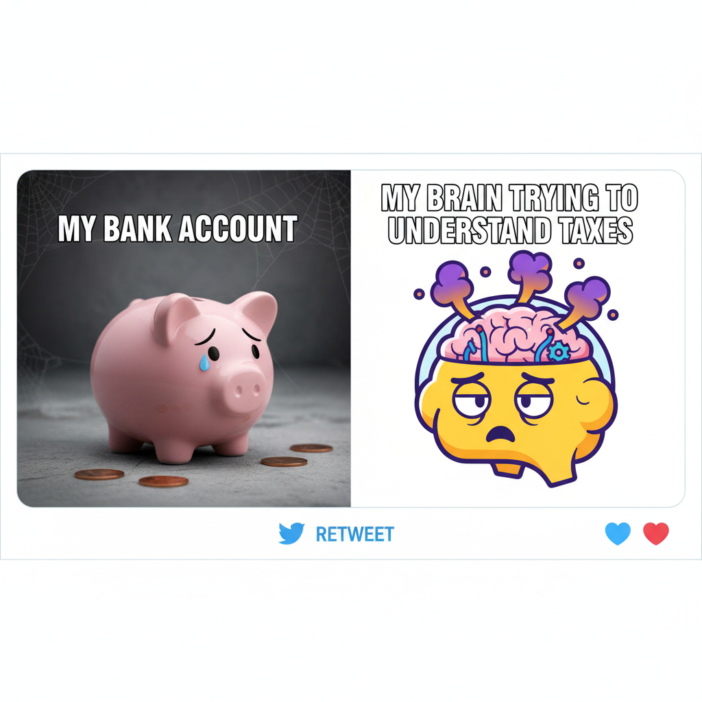 My bank account after paying rent vs. my brain trying to adult. Send help.