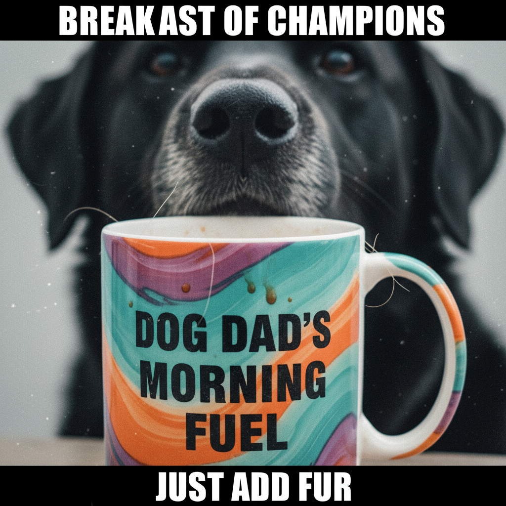 My dog just sneezed directly into my coffee. Guess it's his coffee now.