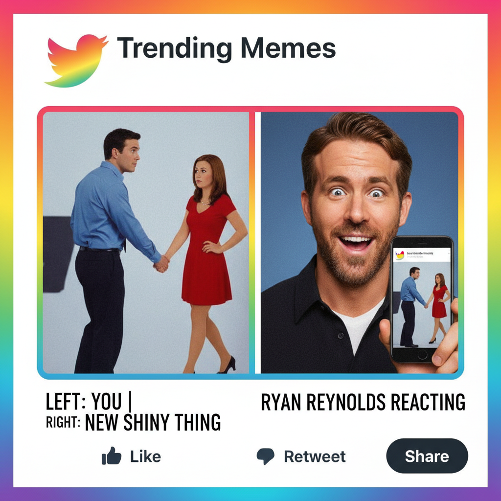 When a celeb reacts to their own meme: The internet just peaked.