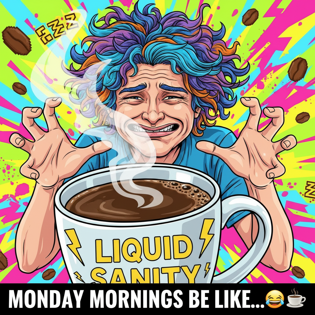 My blood type is coffee. My personality type is 'don't talk to me until I've had my coffee'.