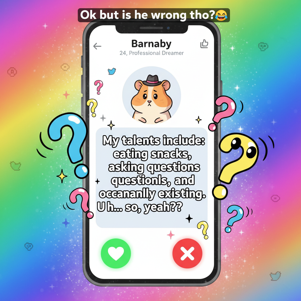 Matched with someone whose bio was just 'I like turtles'. I'm not sure if it's a red flag or soulmate.