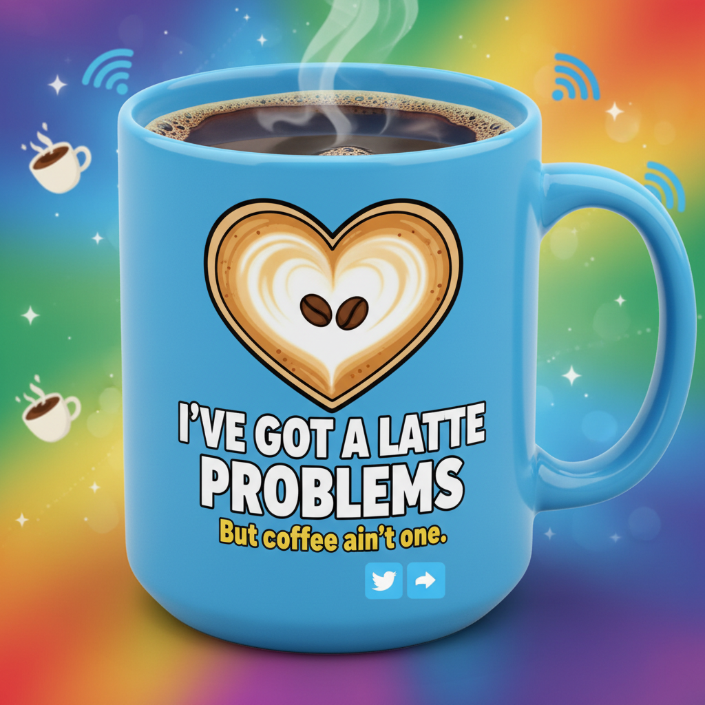 My blood type is coffee. My love language is a fresh brew.