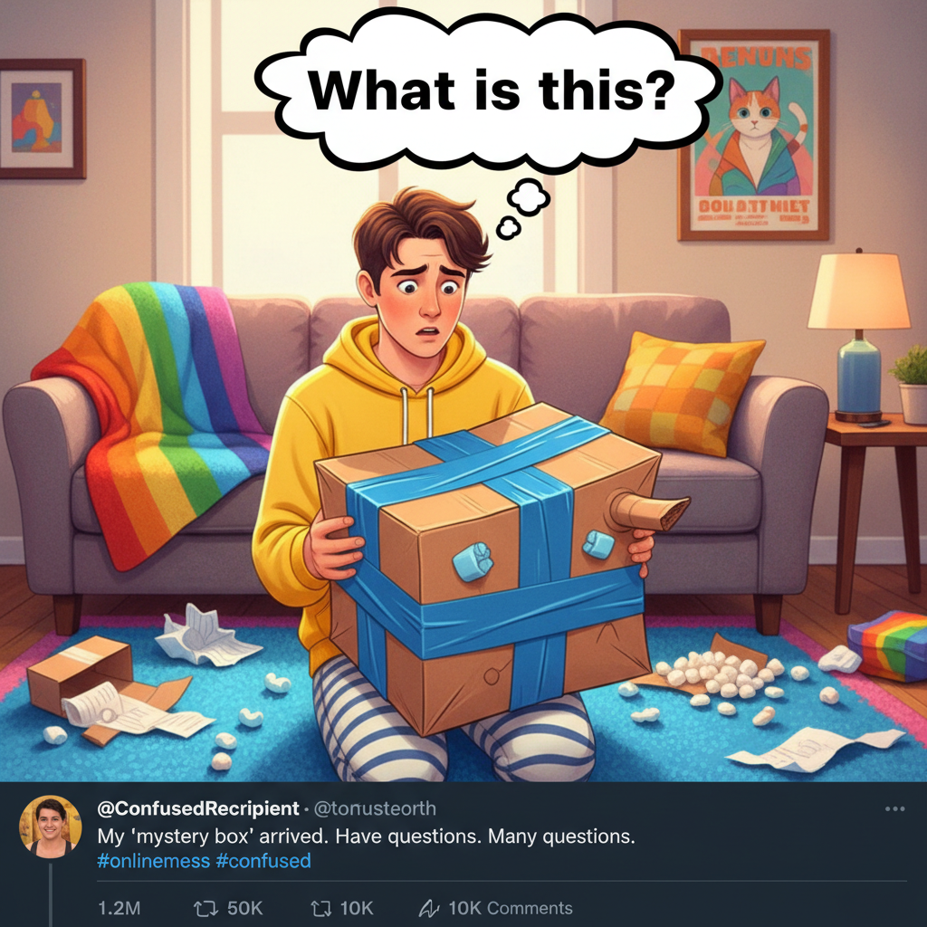 Me: *buys something online at 3 AM* Also me: 'Who ordered this?'