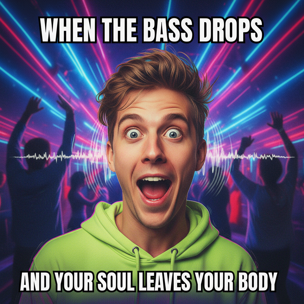 When the bass drops harder than your life expectations