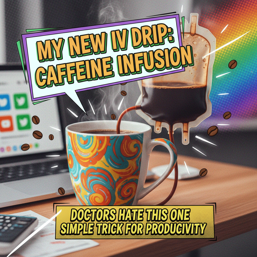 My blood type is coffee. And maybe a little bit of sarcasm.