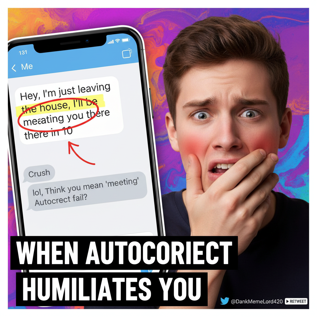 Autocorrect changed 'meeting' to 'meating.' My boss is going to be so confused. 🥩 #TechFail