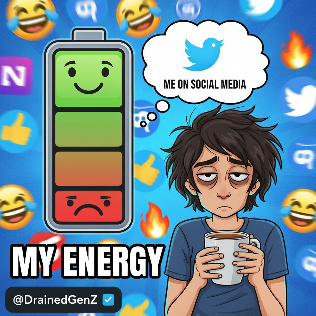 My social battery after 1 hour of 'networking': 📉