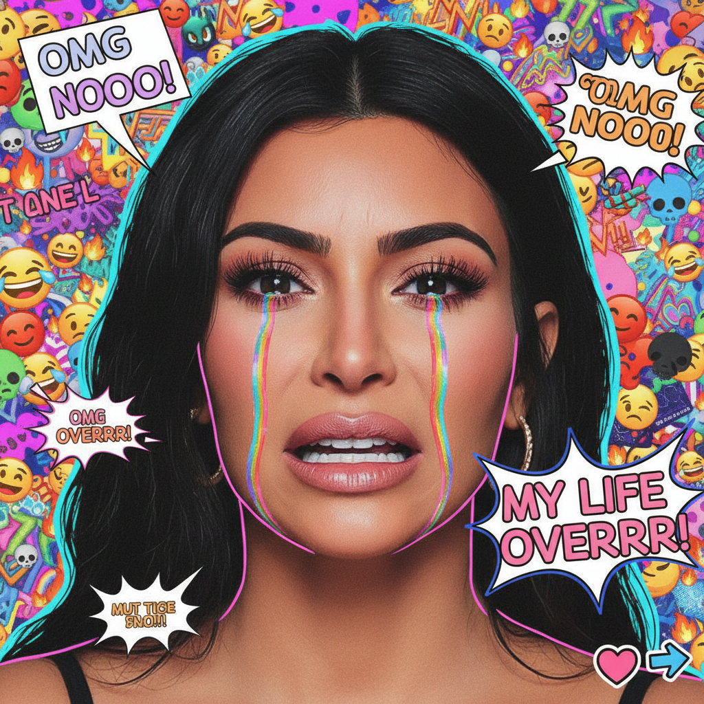 Me reacting to literally any minor inconvenience: *insert crying Kim K meme*