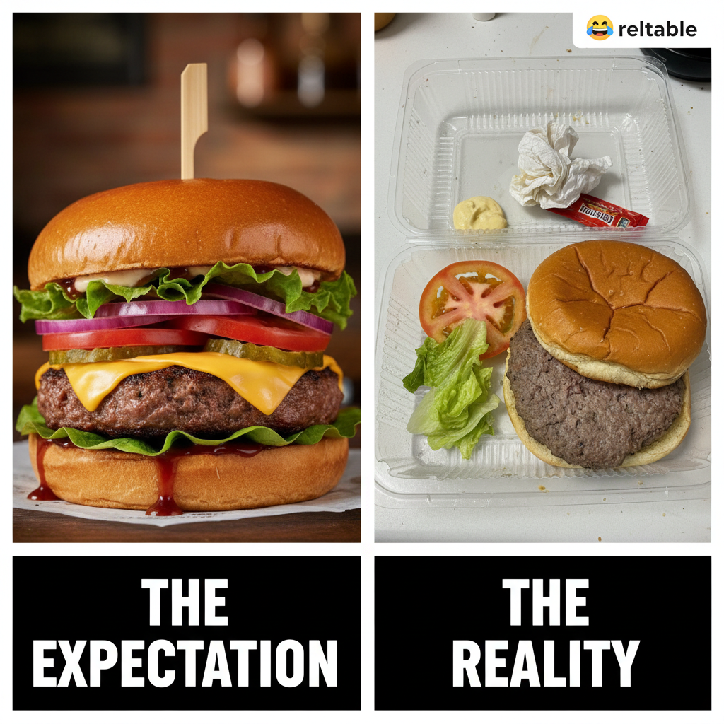 Ordered a burger, got a deconstructed masterpiece. Where's the beef?!