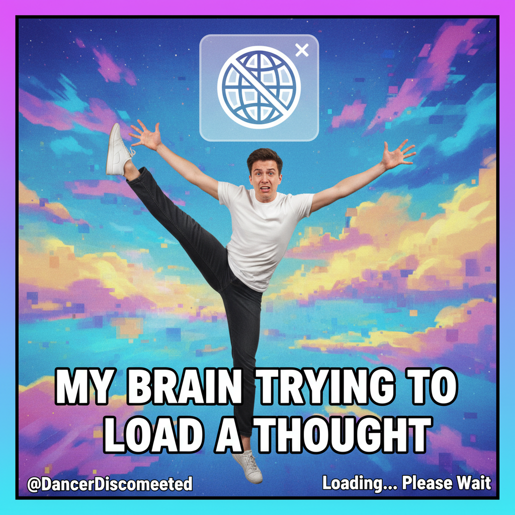 The WiFi went down. I'm now communicating via interpretive dance. Send help. #NoWiFi