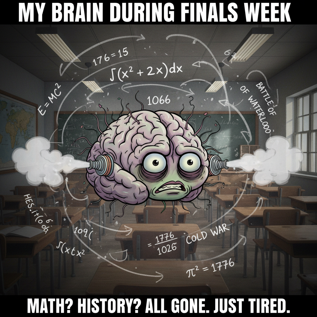 My brain cells trying to remember anything after 3 PM on a Friday