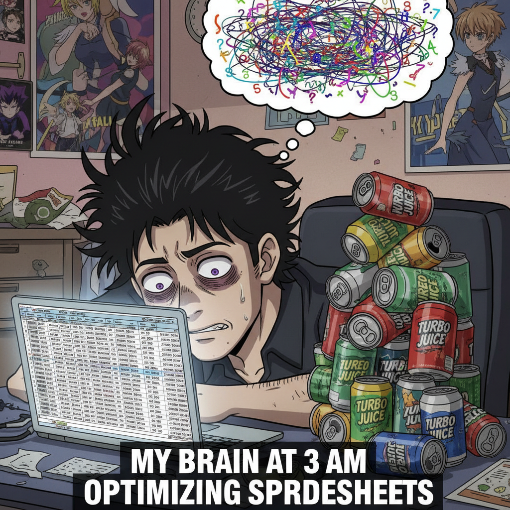 My brain trying to function after 3 hours of sleep and 5 energy drinks