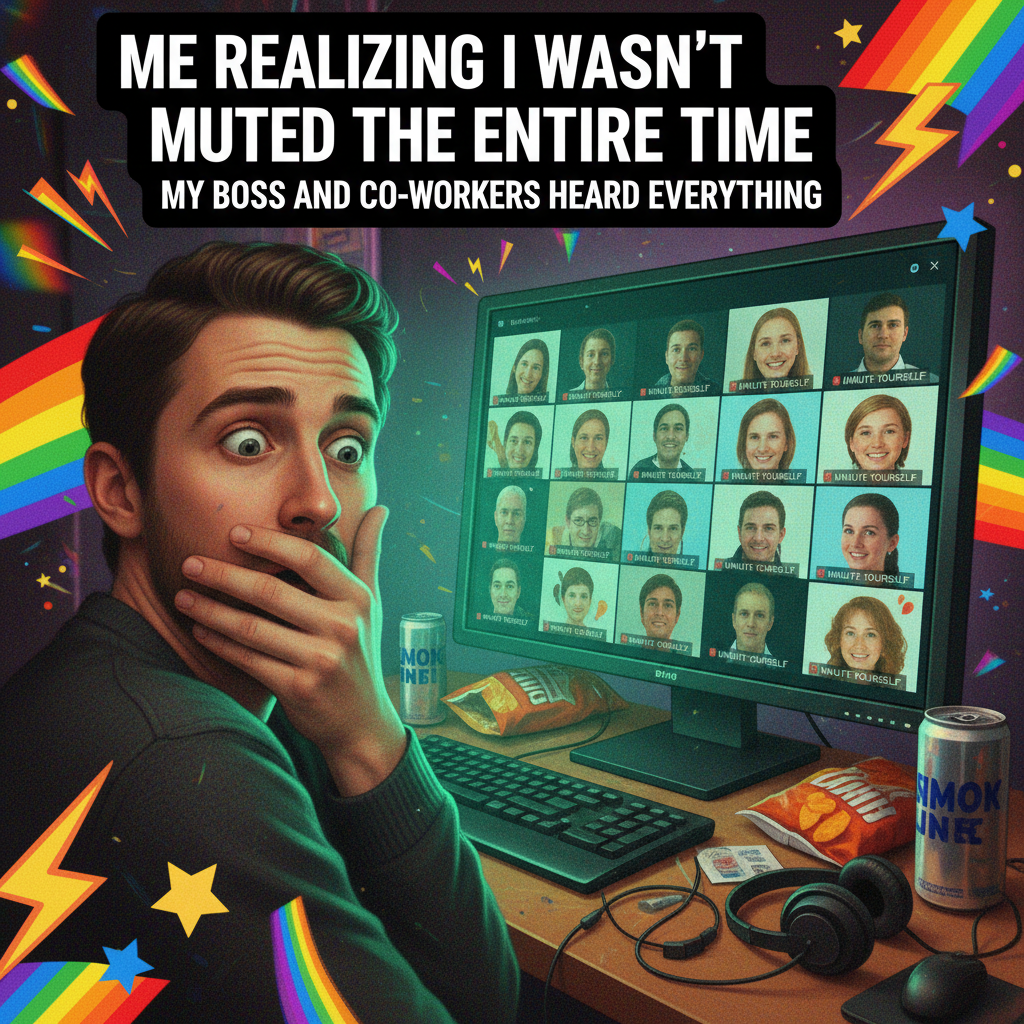 My mic was on during that whole Zoom meeting, wasn't it?