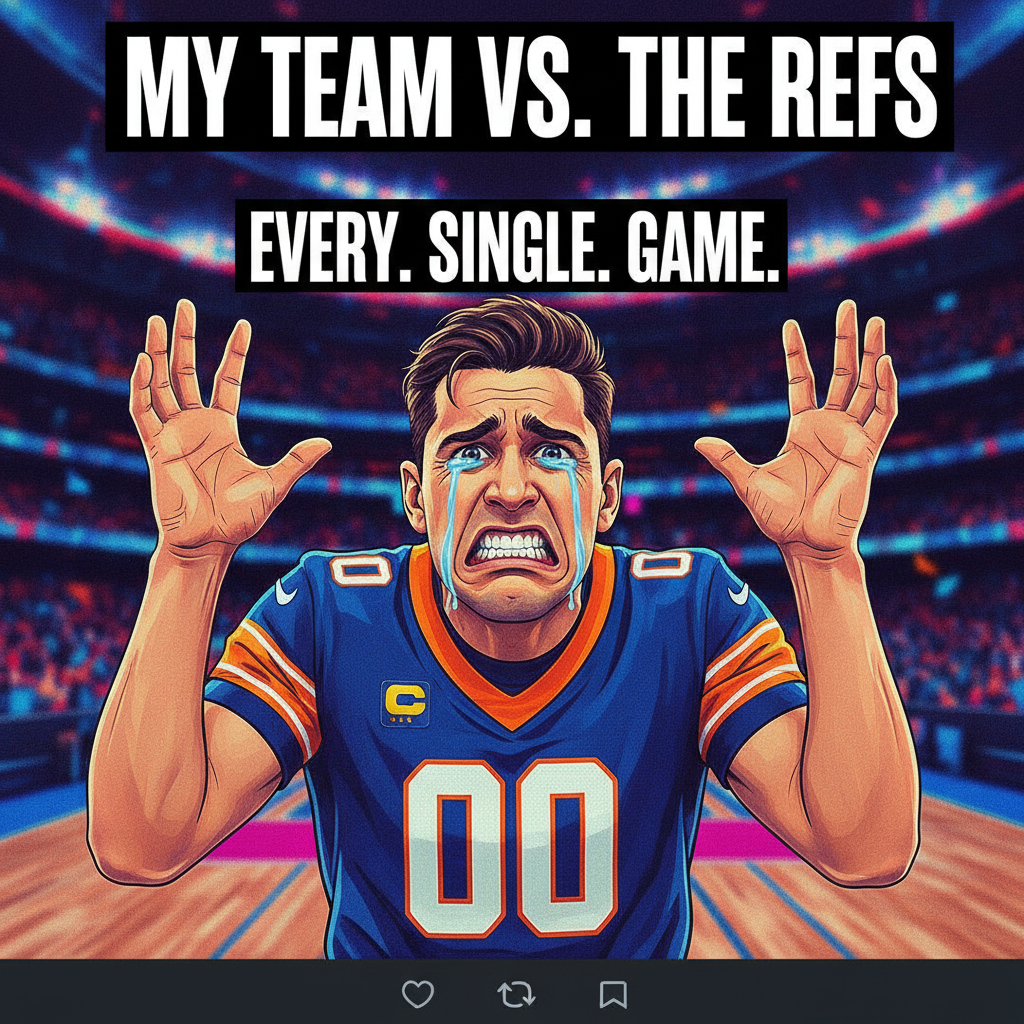 My team lost. I'm legally required to be insufferable for 24 hours.