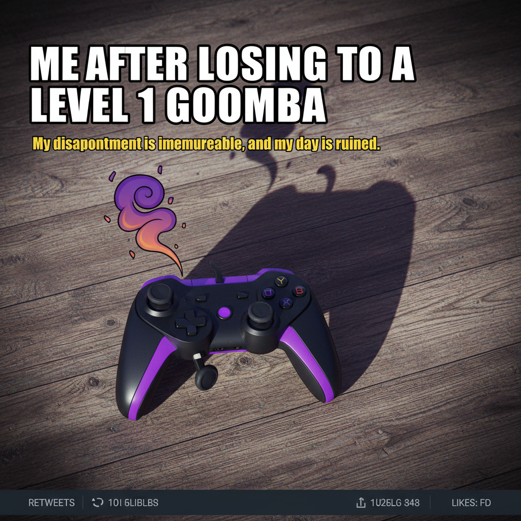 The controller is not broken. My skill issue is just... *checks notes*... immense.