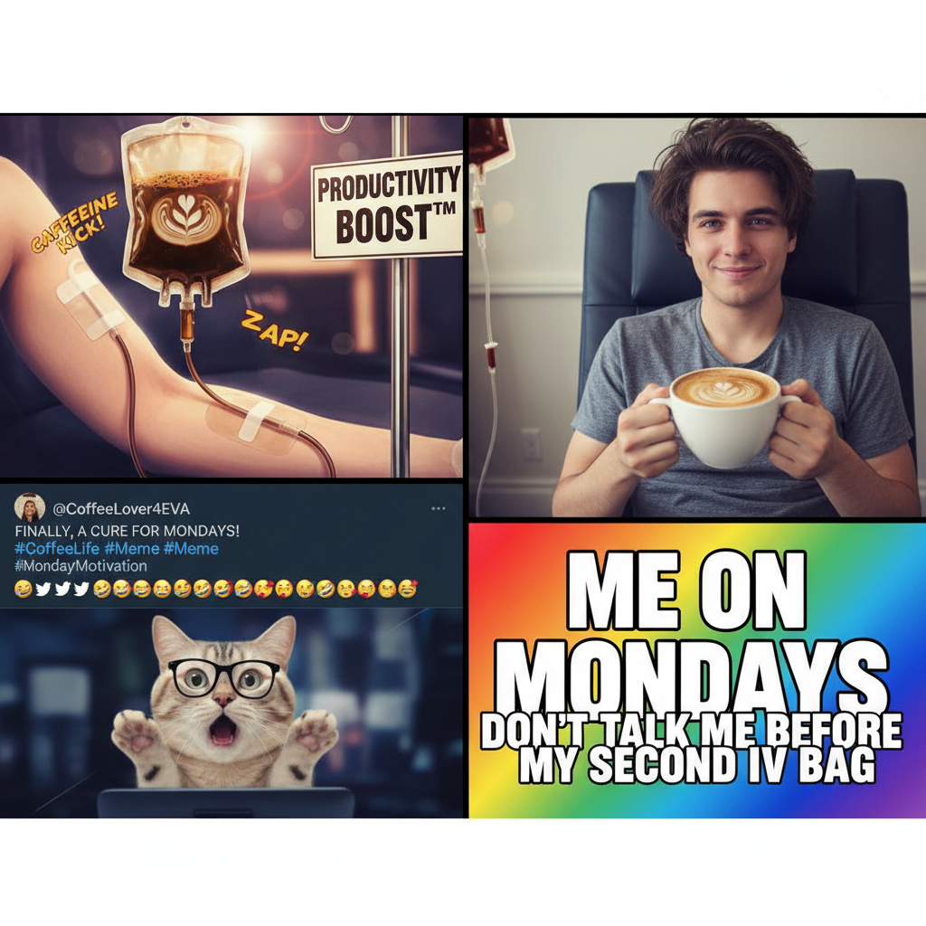 My blood type is coffee. My personality is also coffee.