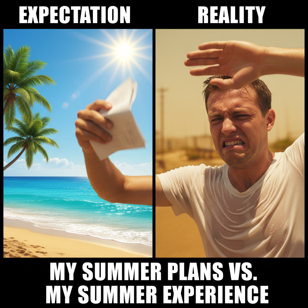 It's 70 degrees and sunny. Someone, somewhere, is still complaining.