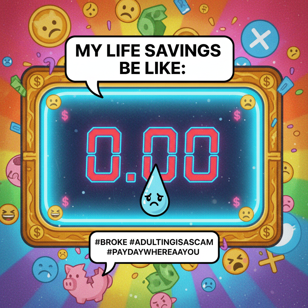 Just paid my bills. My bank account is now a single tear rolling down my cheek.