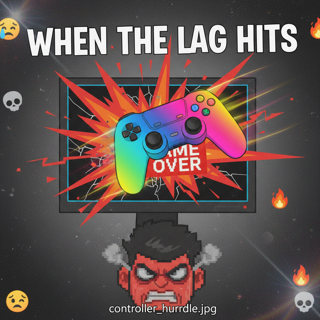 My controller just flew across the room. It wasn't my fault, the game cheated.