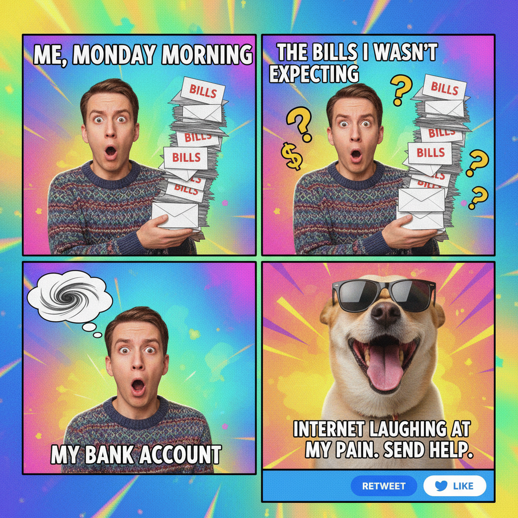 Just paid a bill I didn't even know existed. Adulting is basically a subscription service for surprises.