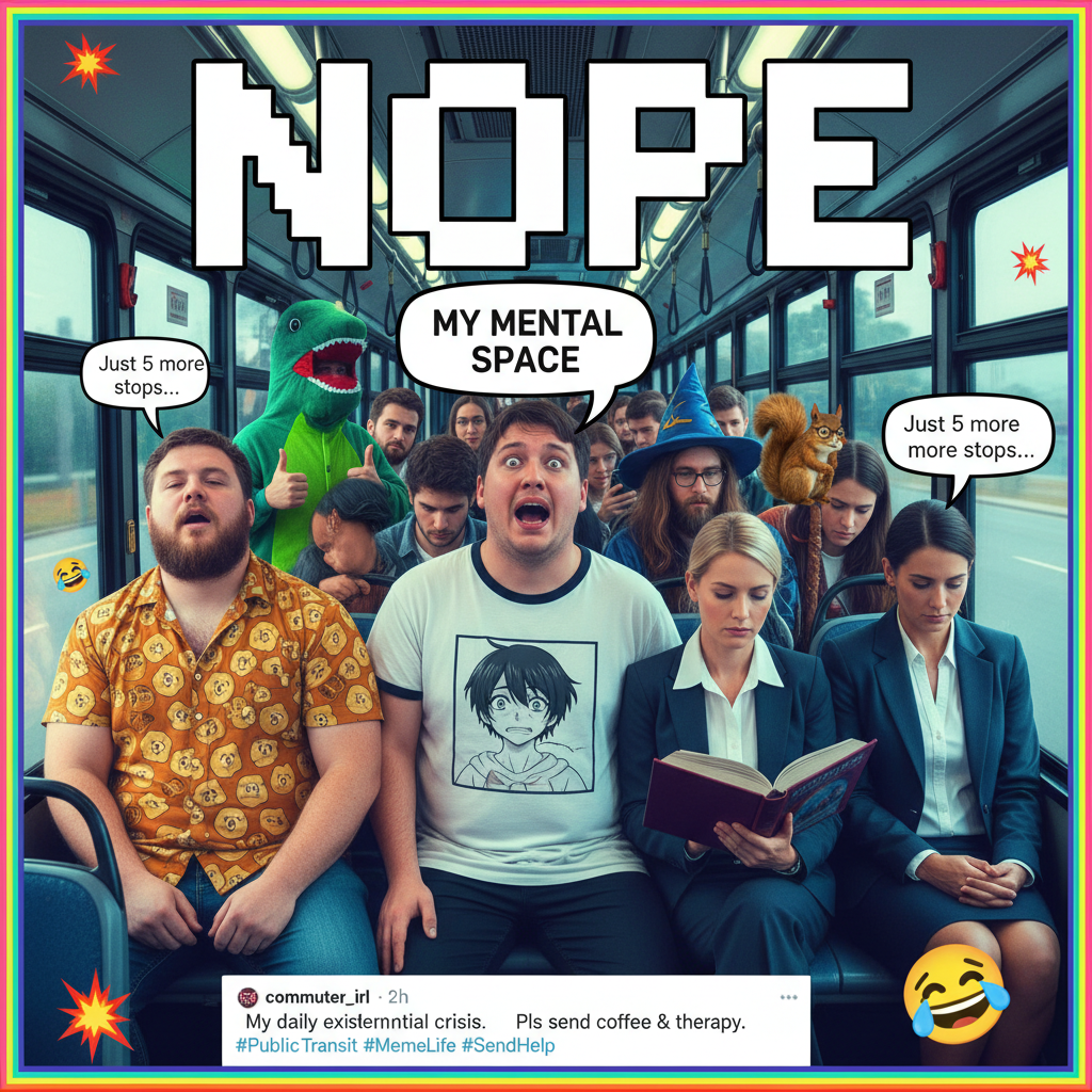 Public transport is just a daily social experiment I didn't sign up for.