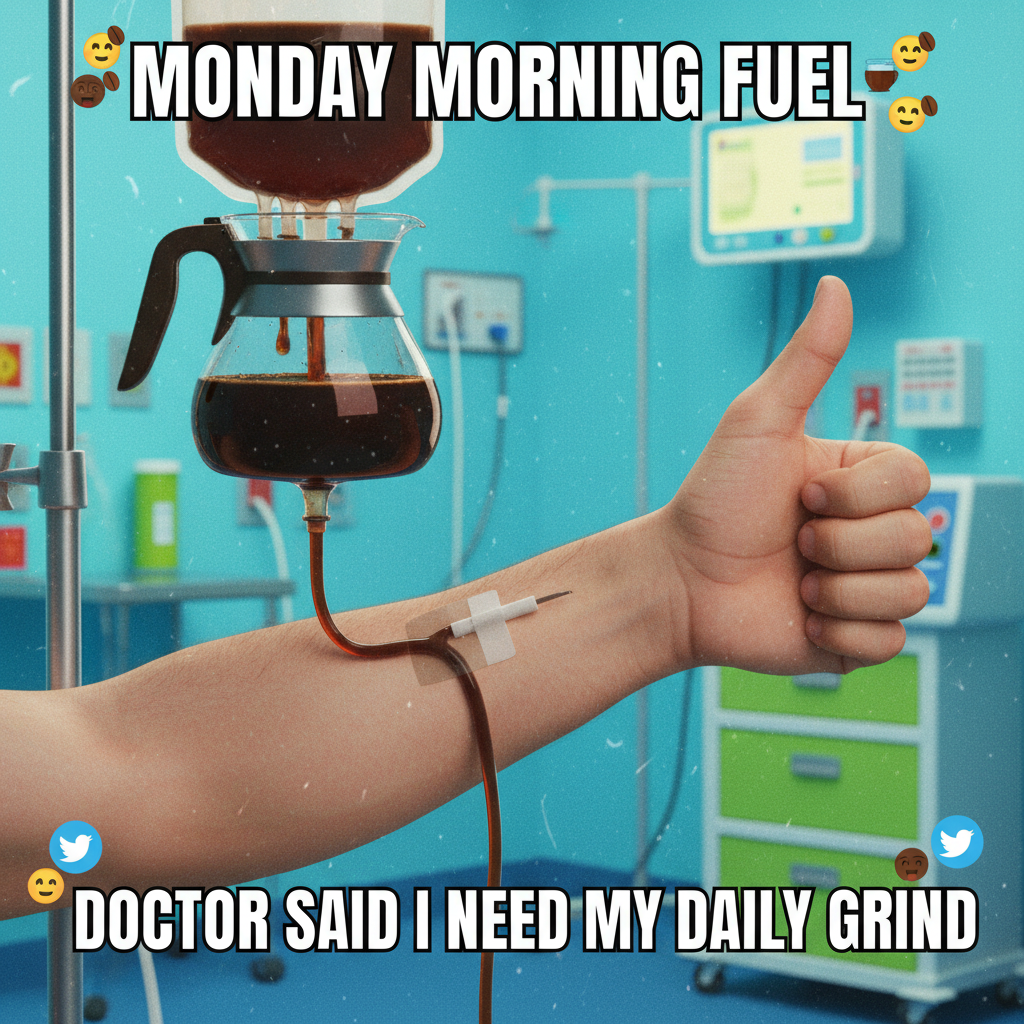 My blood type is coffee. My personality is also coffee.