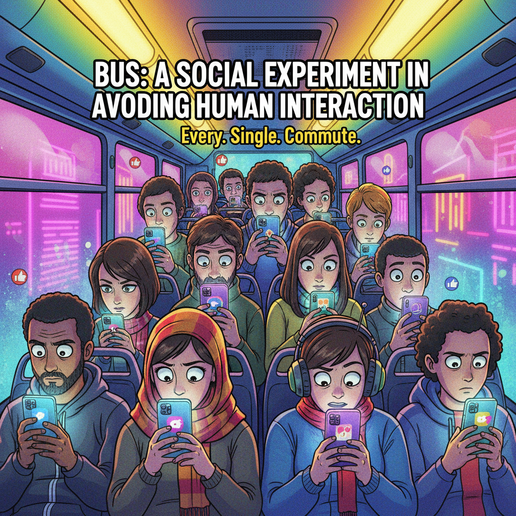 Public transport is just a social experiment to see how many people can pretend not to hear a conversation.