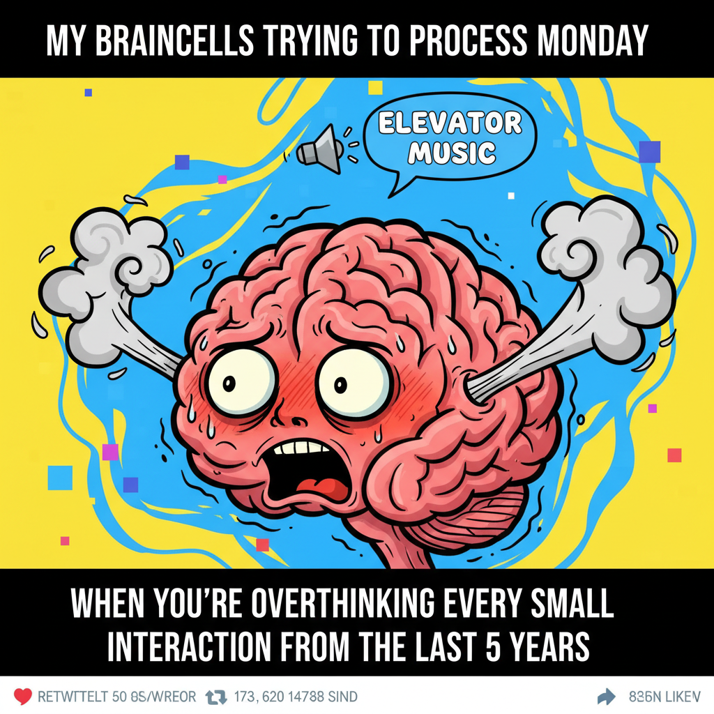 My brain during exam season: *elevator music* 🤯