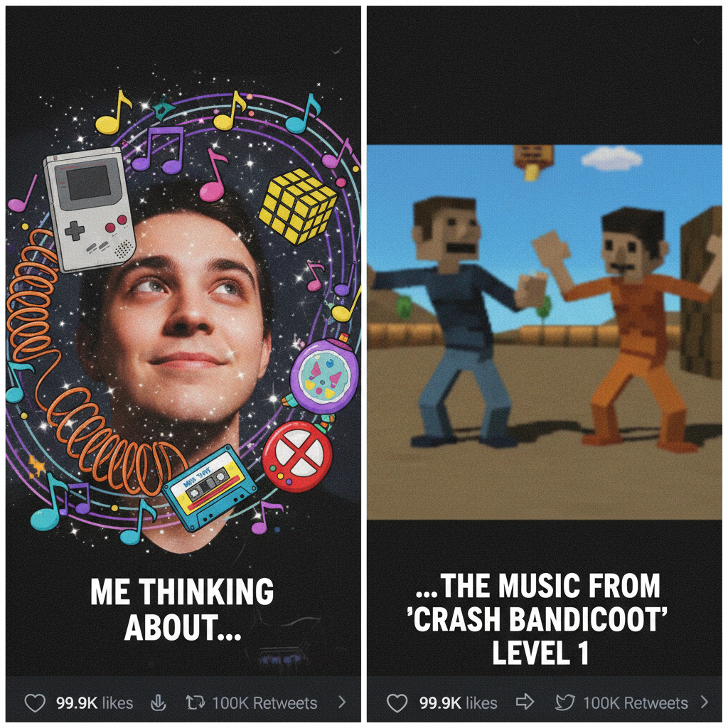 Hearing that one song from your childhood hits different. Instant time travel. ✨