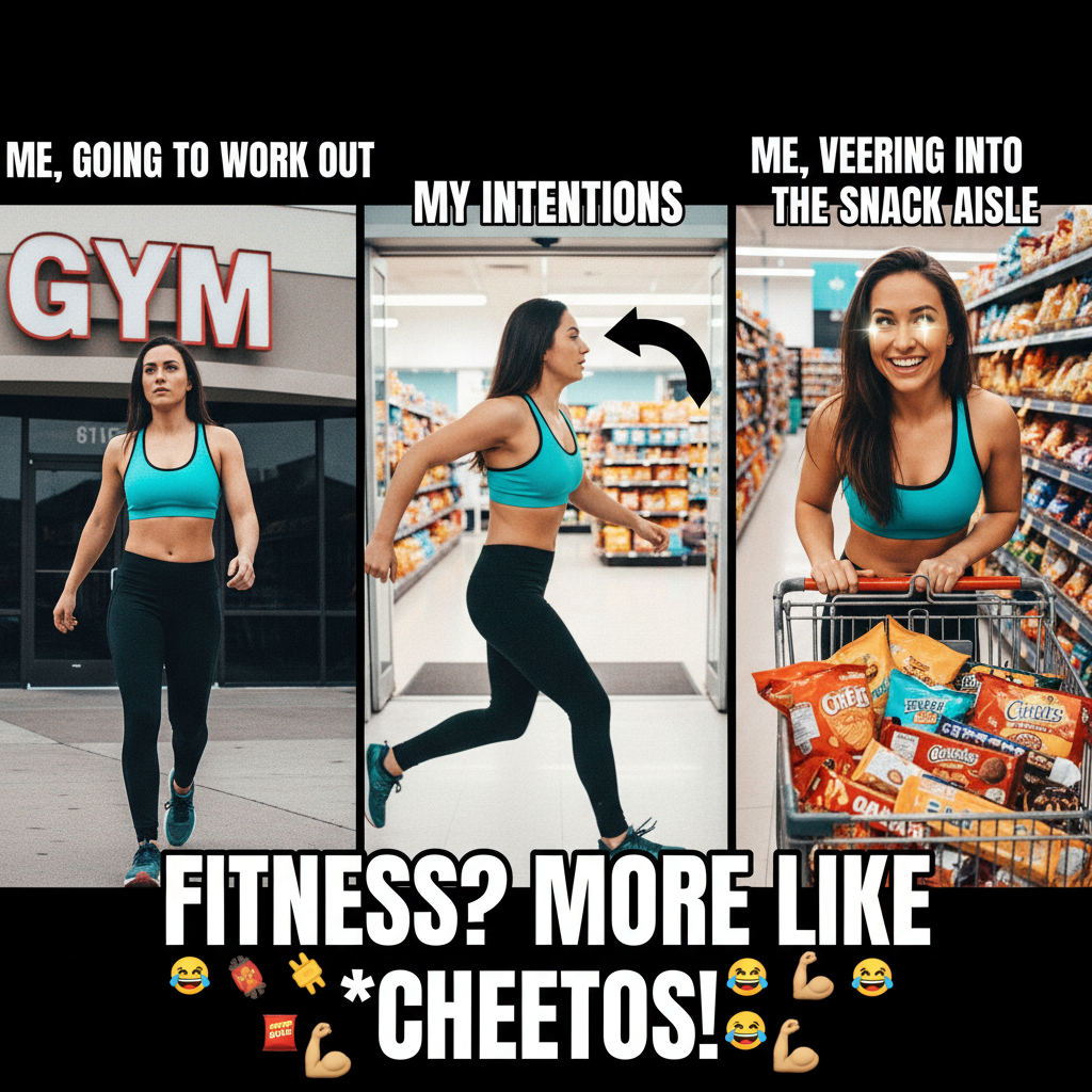 My 'gym journey' is just me walking past the gym on my way to the snack aisle.