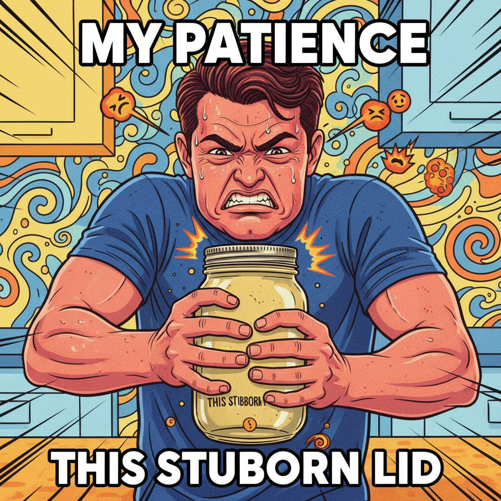 Just spent 30 mins trying to open a jar. Adulting is a scam.