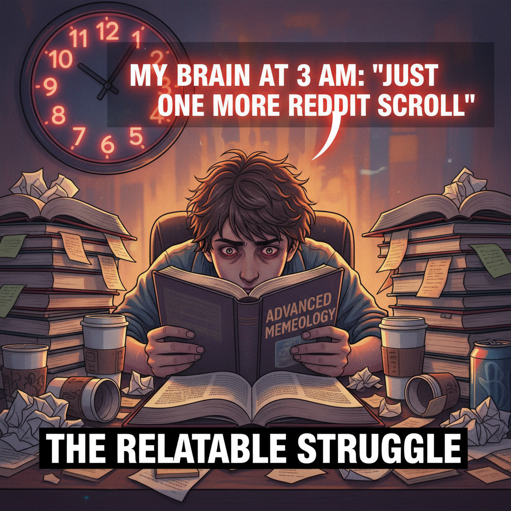 Exam season: powered by caffeine, sustained by panic, fueled by 3 hours of sleep.