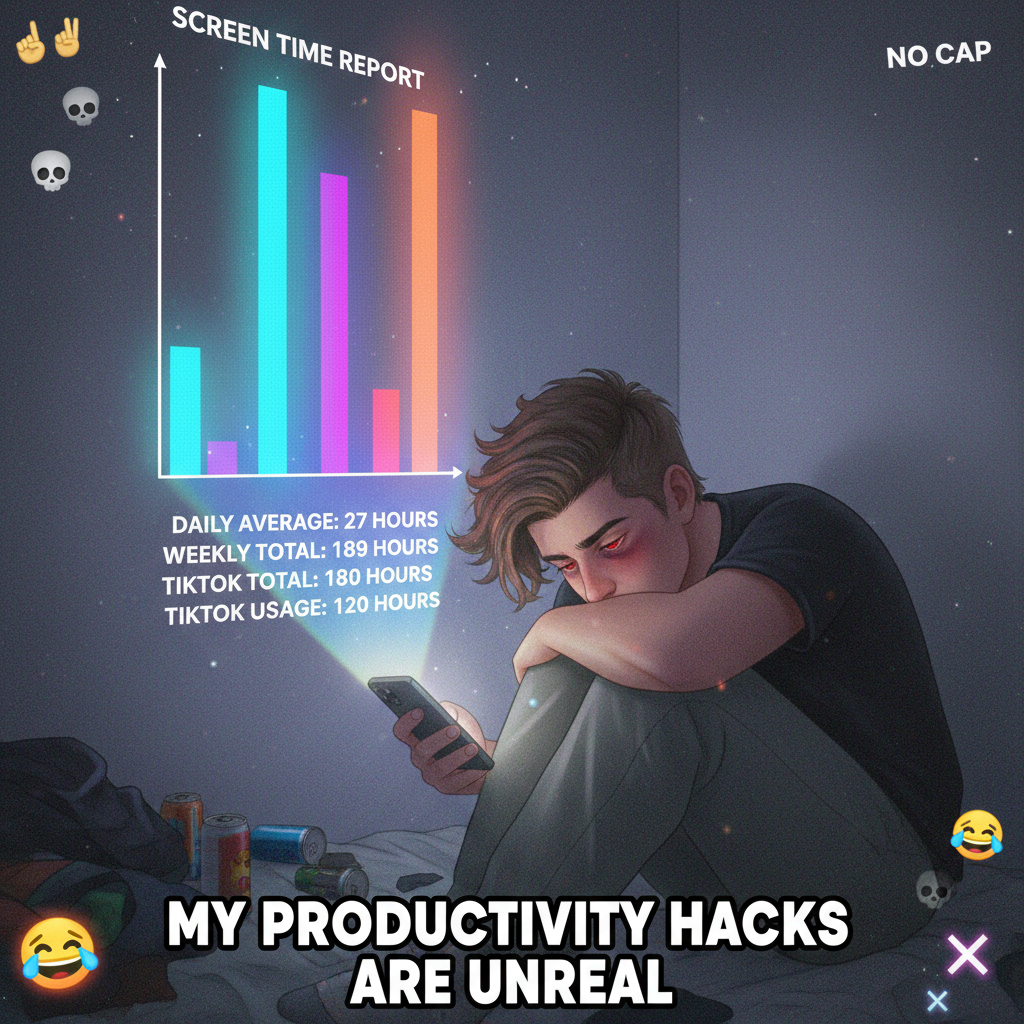 My screen time report is basically a memoir of my life online. Send help.